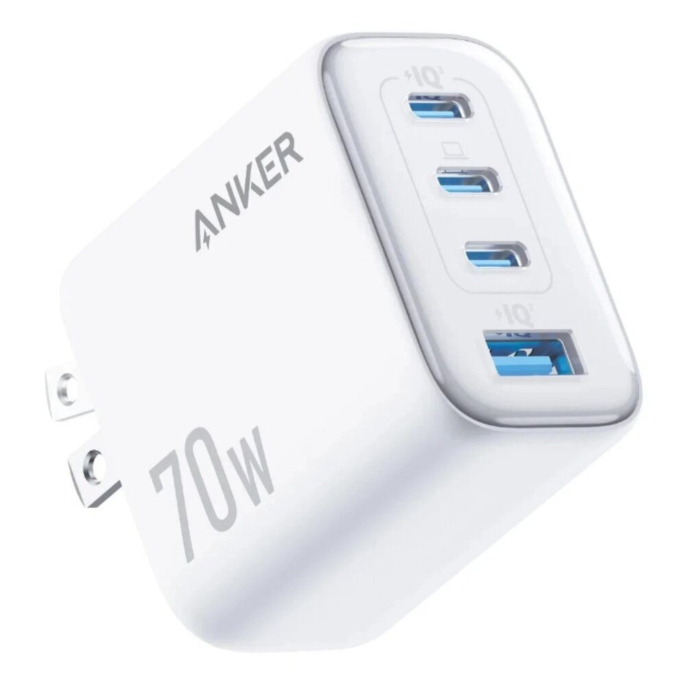 ANKER WALL CHARGER MULTI USB C CHARGERS OUTLET PHONE POWER PLUG 70W 30W 2 PACK - Picture 8 of 9